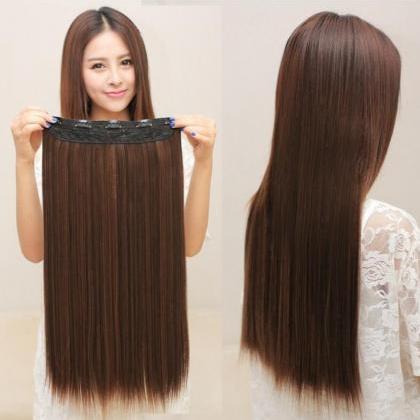 Fashion Hair Extensions Long Straight Hair..