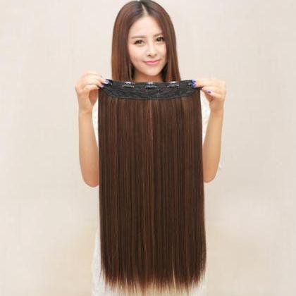 Fashion Hair Extensions Long Straight Hair..