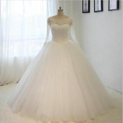 Princess Ball Gown White / Ivory Lace Up Ball Gown..